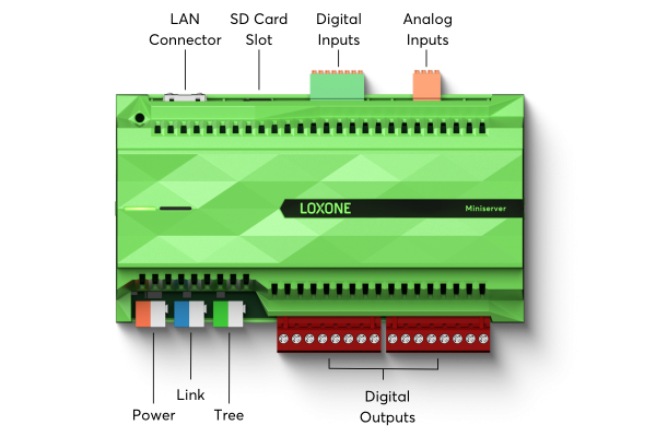 Loxone Miniserver Gen. 2 für Gebäudeautomation Loxone Miniserver Gen. 2 Zentrale für Smart Home