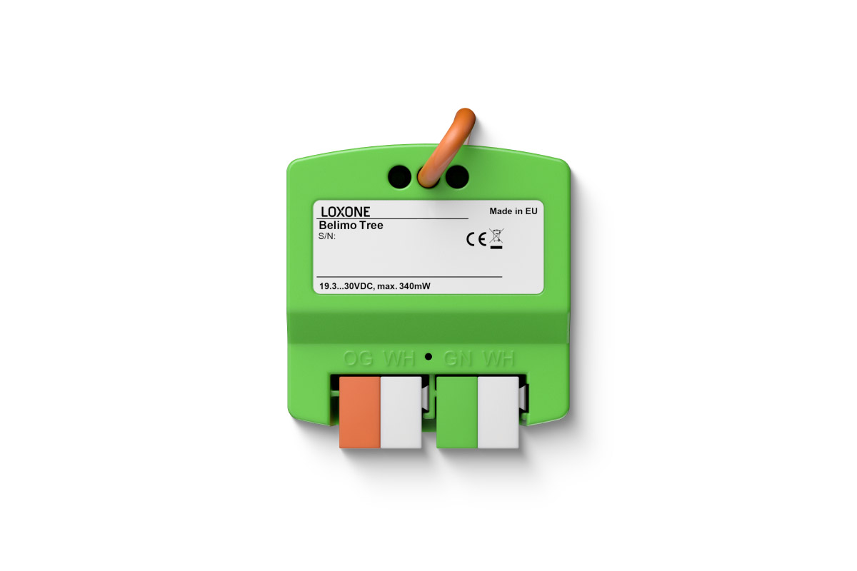 Loxone Belimo Tree für MP-Bus HLK-Steuerung im Smart Home