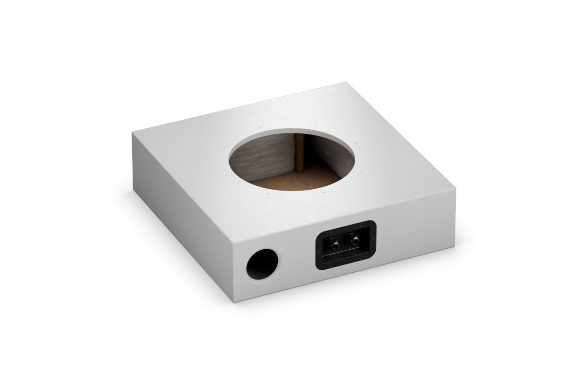 Loxone Aufbaubox für 10" Install Speaker weiß Weiße Loxone Aufbaubox für 10" Install Speaker zur Aufputzmo
