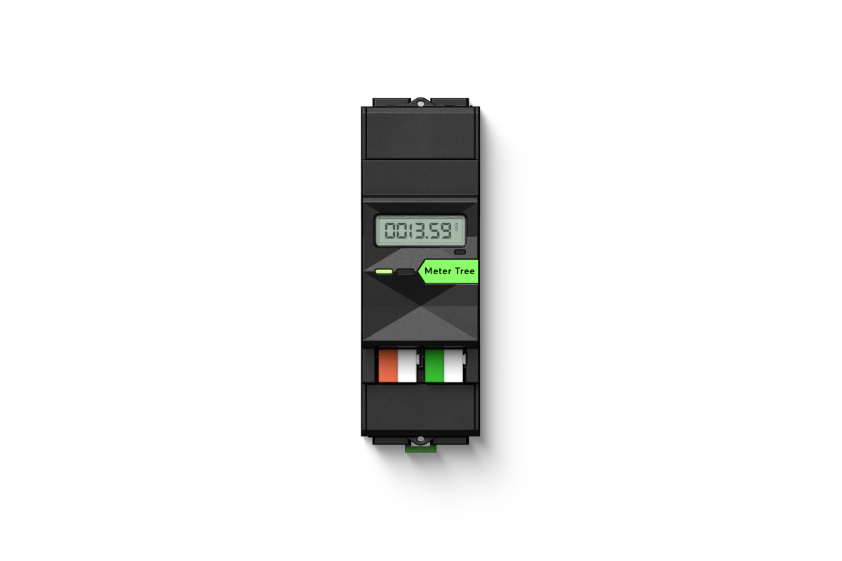 Loxone Energiezähler 1-phasig Tree MID 100A Loxone Energiezähler 1-phasig Tree für DIN-Schiene bis 100A