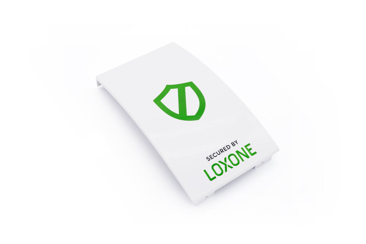 Weiße Loxone Ersatz-Abdeckung für Alarmsirene Air / Tree