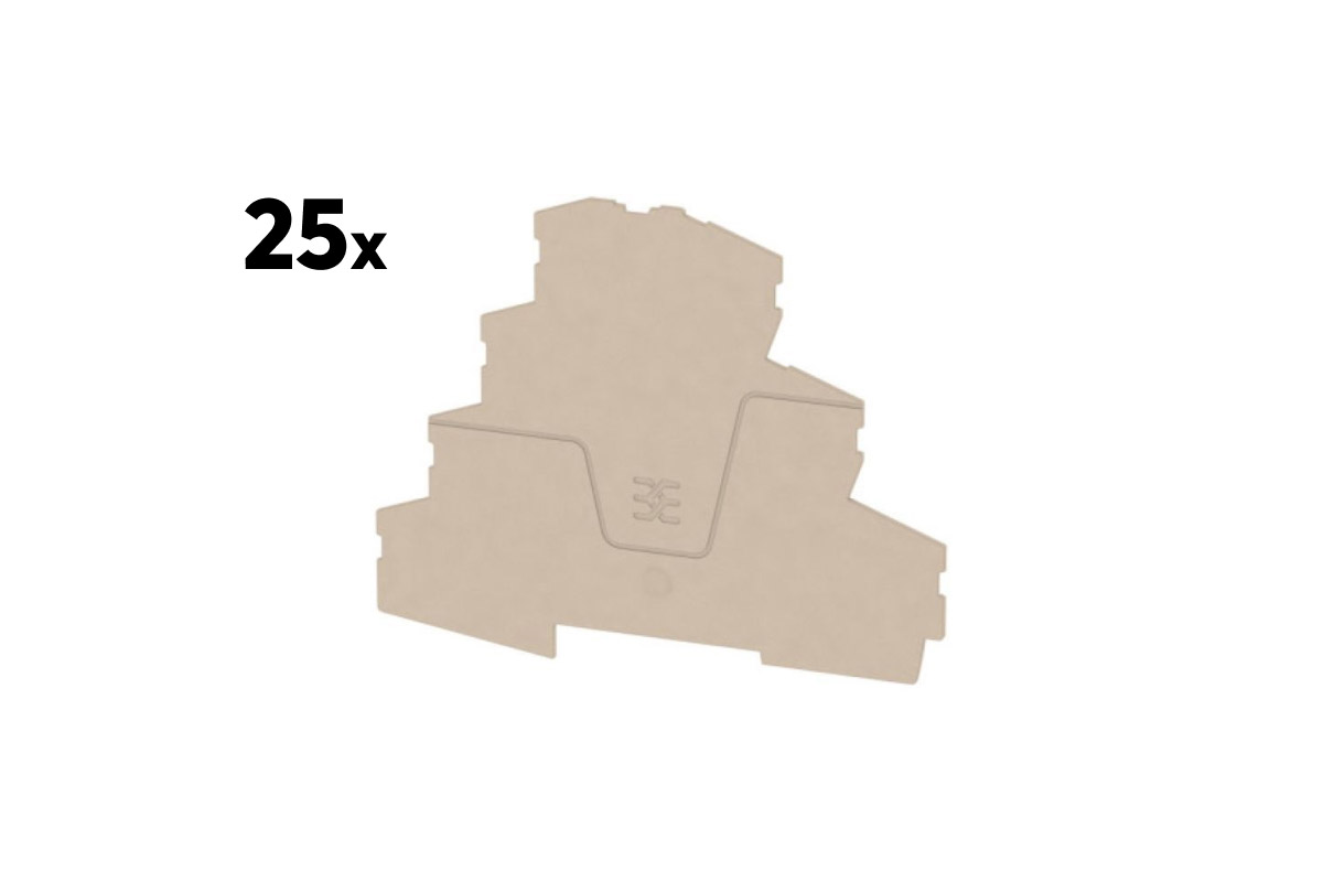 Weidmüller Abschlussplatte AEP MC 2.5 für Jalousieklemmen, 2