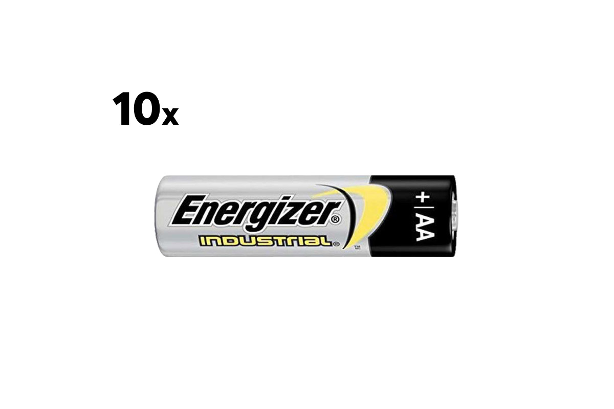 Energizer Industrial Mignon AA Batterie 10 Stück Energizer Industrial Mignon AA Batterien 10er-Pack