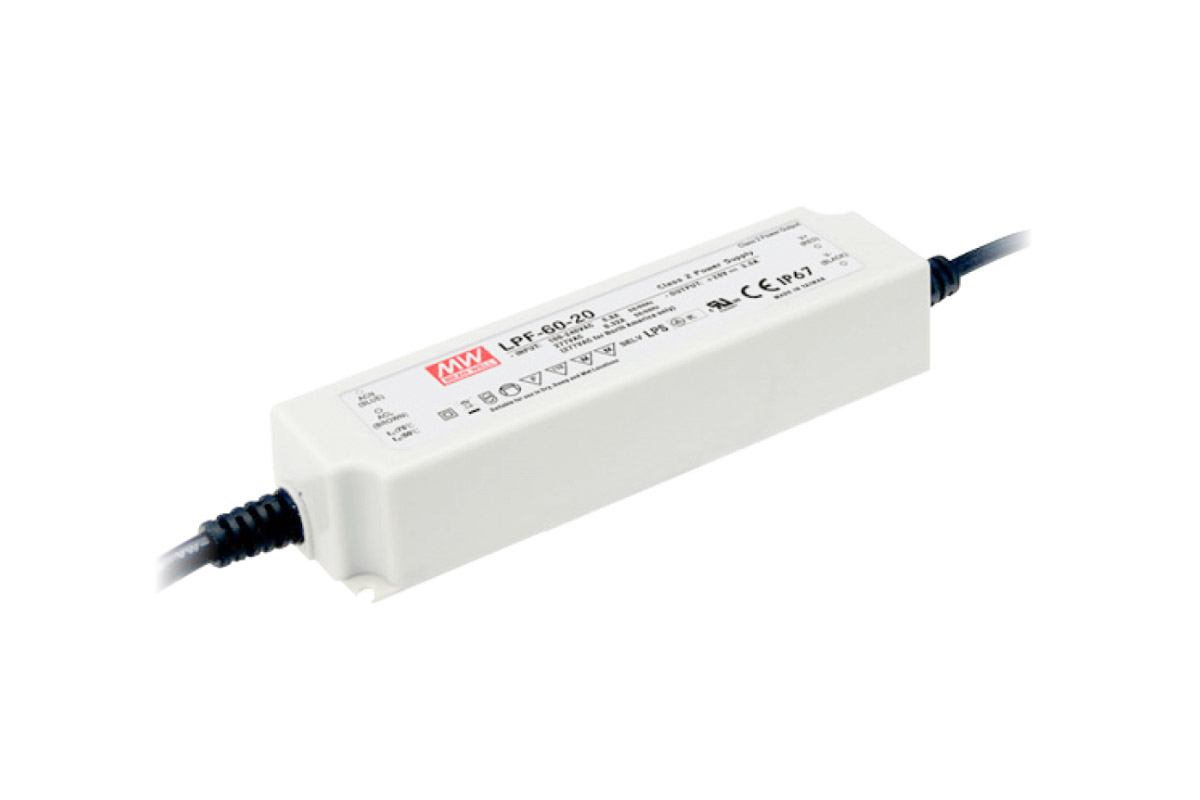 Loxone LED-Schaltnetzteil 24V 2,5A Mean Well Loxone LED-Schaltnetzteil 24V 2,5A für LED-Spots