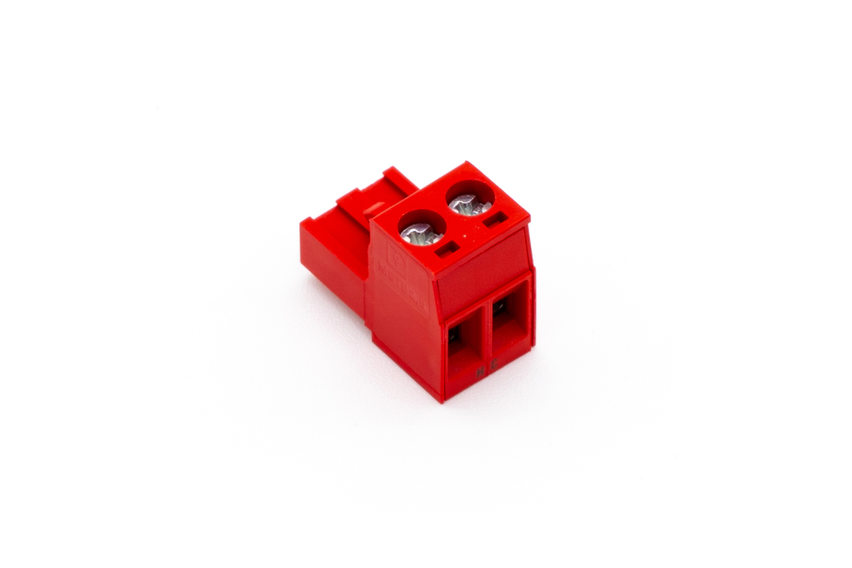 Loxone Schraub-Steckklemme Rot 2fach Ersatzteil Loxone Schraub-Steckklemme Rot 2fach für Relay Extension