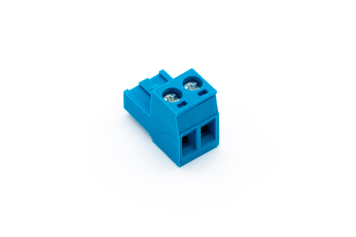 Loxone Schraub-Steckklemme Blau 2fach Ersatzklemme Loxone Schraub-Steckklemme Blau 2fach für Miniserver Gen 1