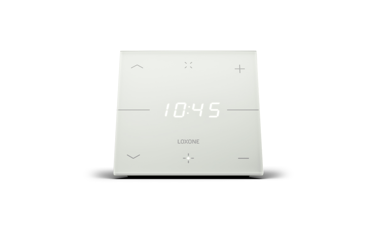 Loxone Touch Nightlight Air – Smart Nachtlicht Loxone Touch Nightlight Air Nachtlicht mit Uhr und Tasten