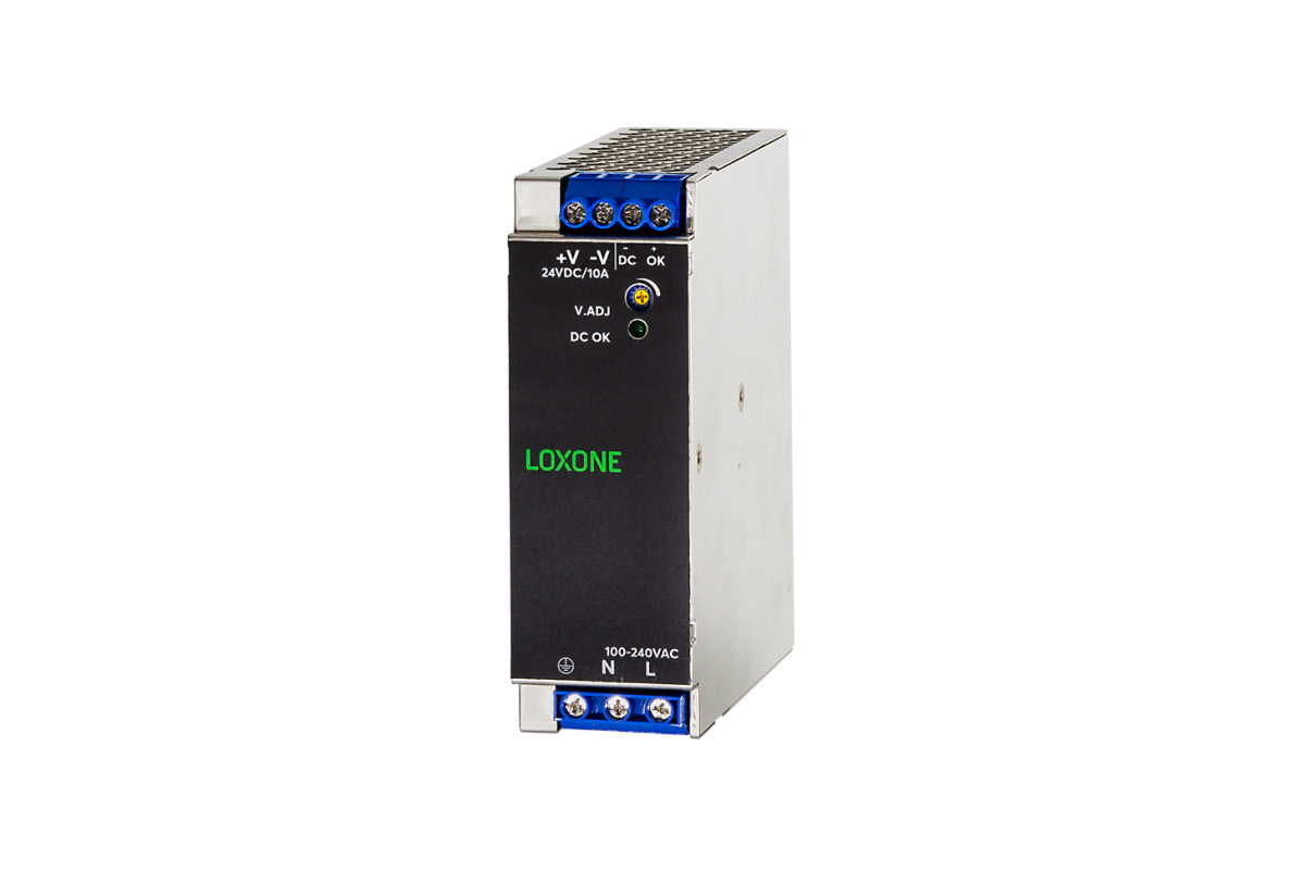 Loxone Netzteil 24V 10A Hutschienennetzteil Loxone Netzteil 24V 10A für Smart-Home-Geräte