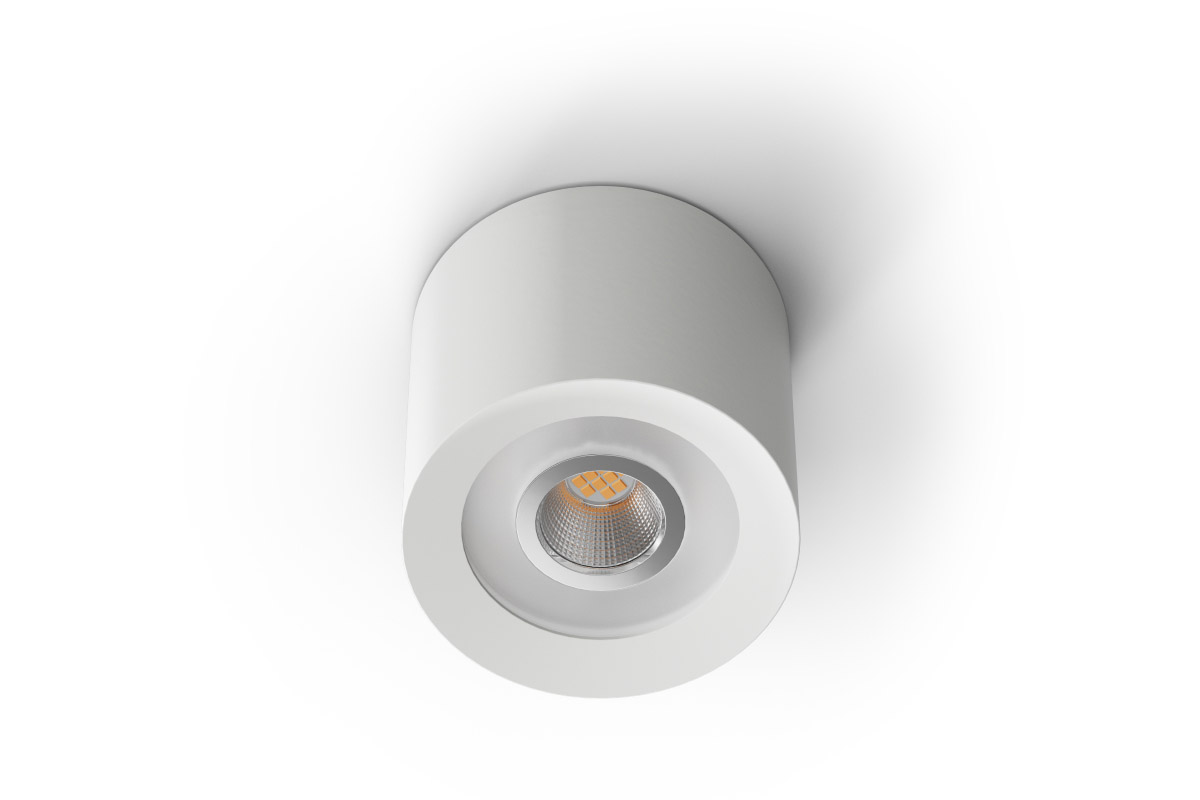 Loxone LED Aufbauspot RGBW Tree für Smart-Home-Decke