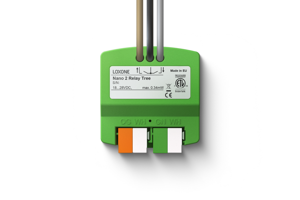 Loxone Nano 2 Relay Tree Smart Home Relaismodul Loxone Nano 2 Relay Tree Relais für Beschattung & Smart Home