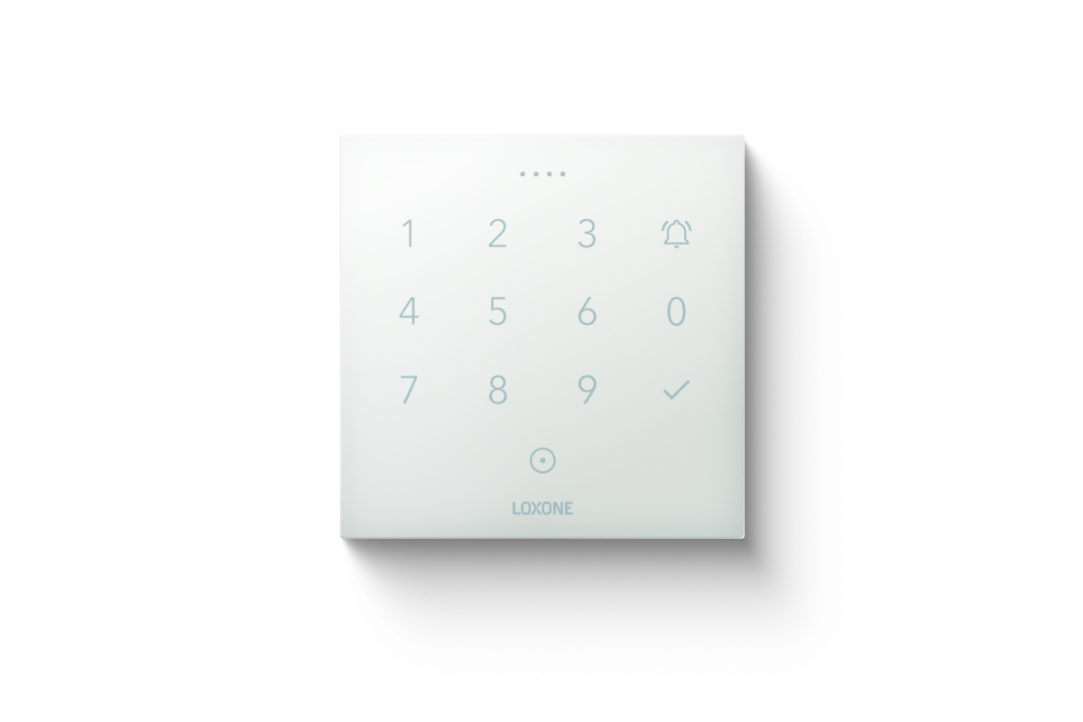 Loxone NFC Code Touch for Nano Zutrittsmodul Loxone NFC Code Touch for Nano mit beleuchtetem Tastenfeld