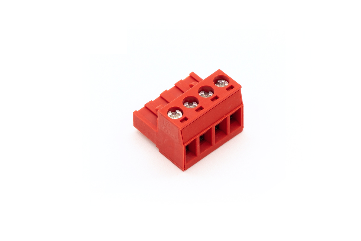 Loxone Schraub-Steckklemme rot 4fach Loxone Schraub-Steckklemme rot 4fach für Dimmer Extension