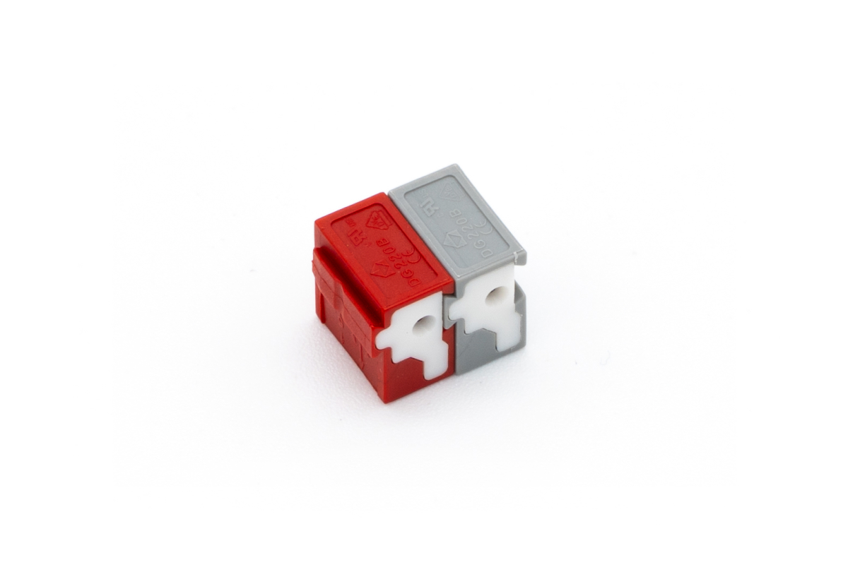 Loxone Push-Steckklemme rot/grau KNX Extension Loxone Push-Steckklemme rot/grau für KNX Extension