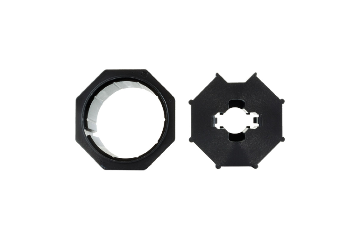 Loxone Adapter/Mitnehmer 60mm 8-Kant für SOLIDline Air Rohrm