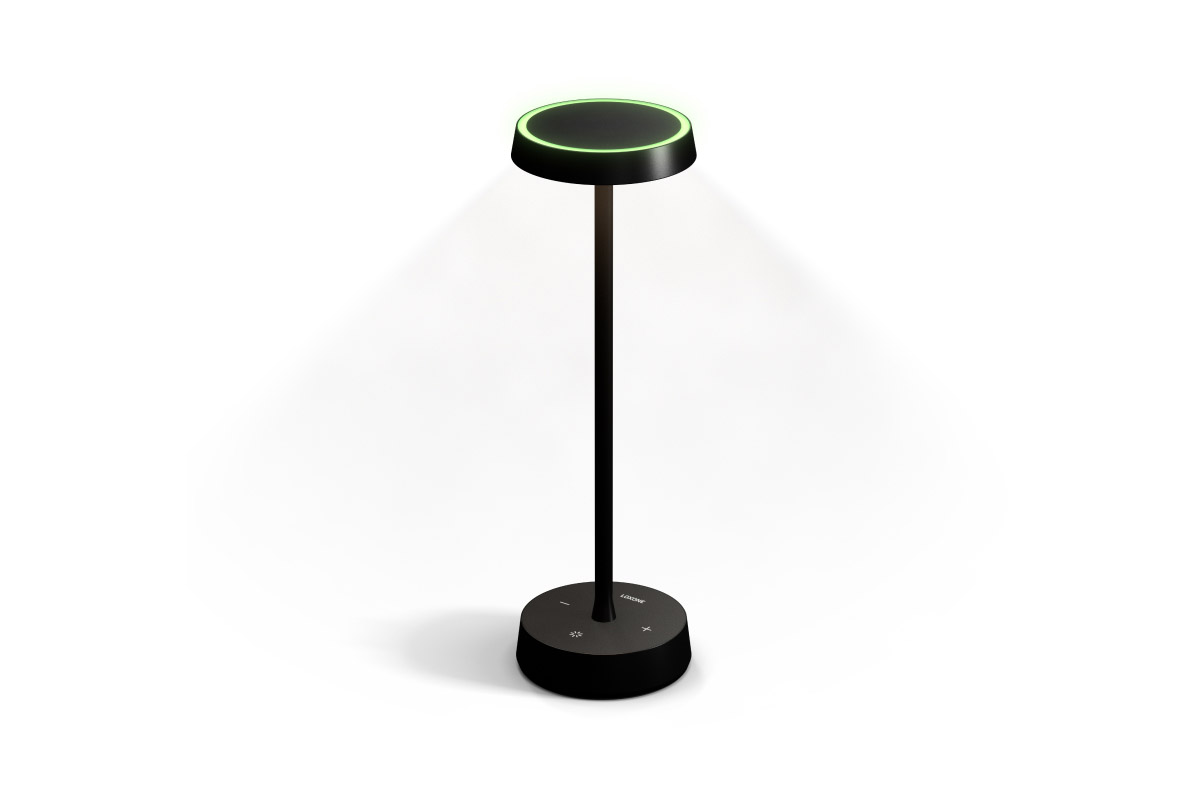 Loxone Table Lamp Air anthrazit dimmbare Smart Home Lampe Loxone Table Lamp Air anthrazit, dimmbare USB-C Tischlampe