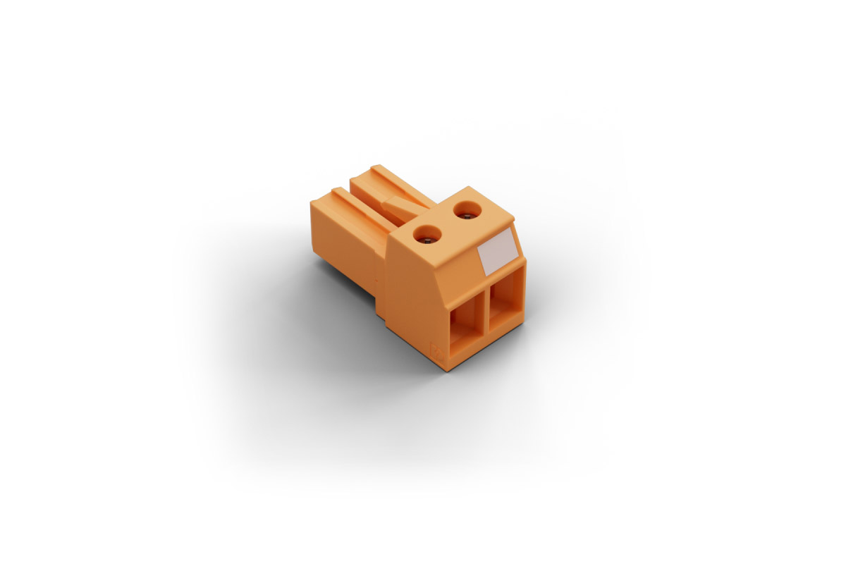 Loxone Schraub-Steckklemme Orange 2pol PSB Loxone Schraub-Steckklemme Orange 2pol für Power Supply & Ba