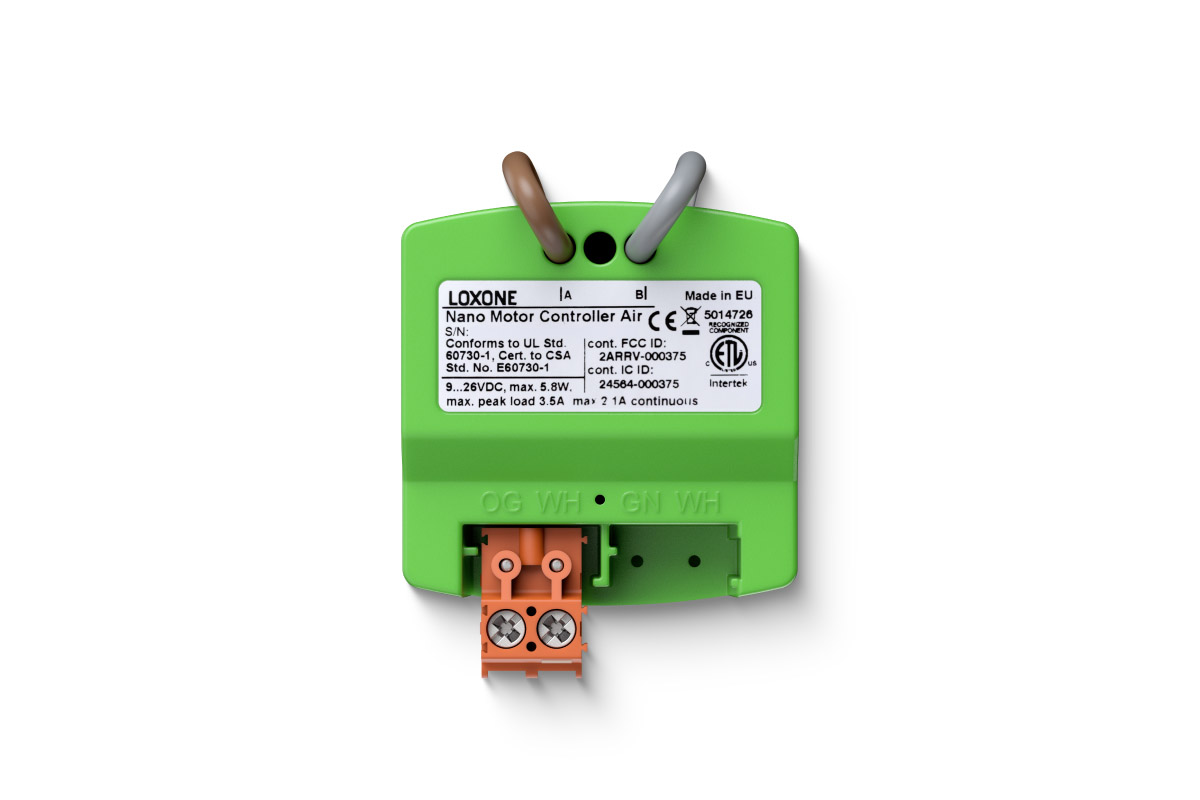 Loxone Nano Motor Controller Air Modul Loxone Nano Motor Controller Air zur DC-Motor- und LED-Steue