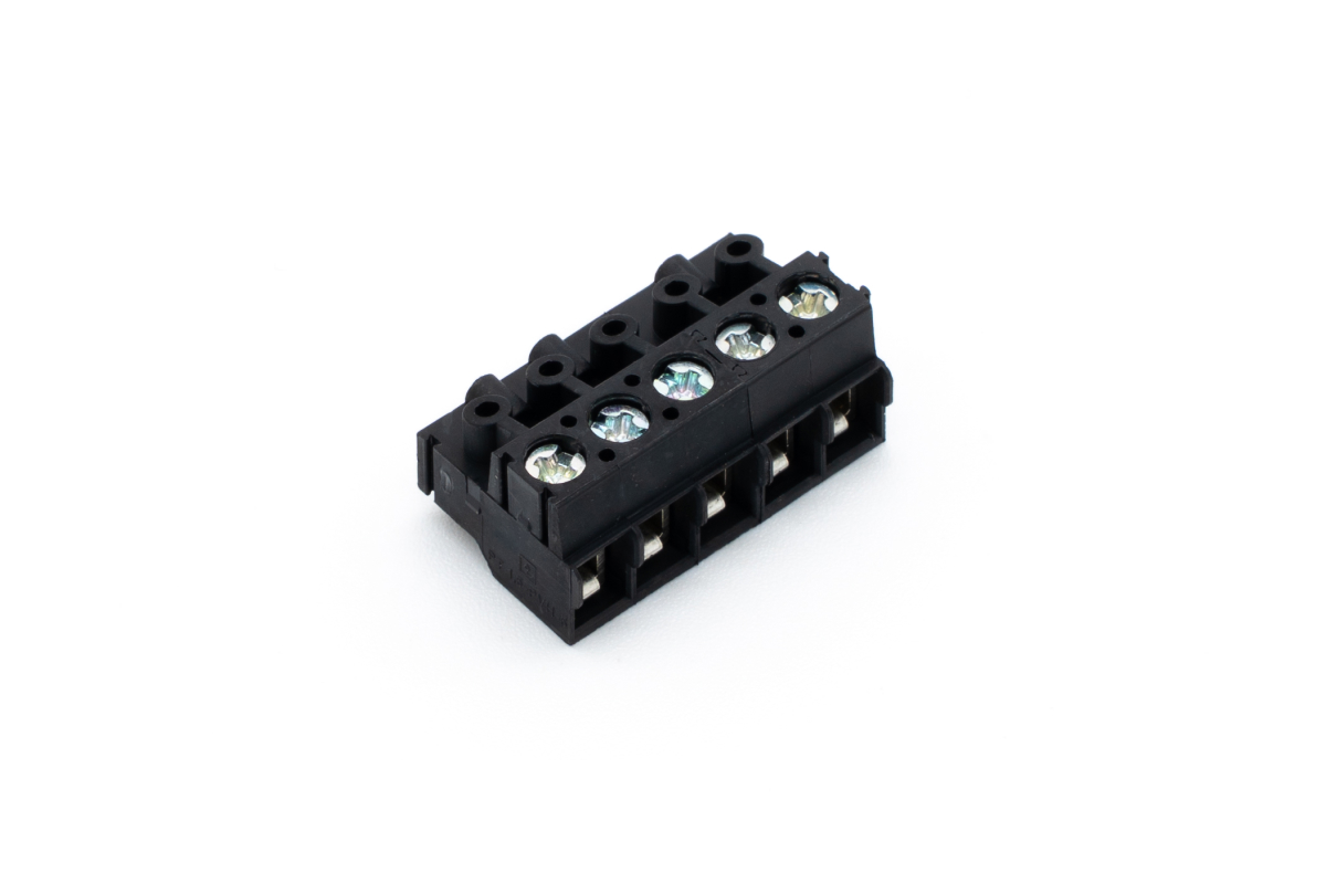 Loxone Schraubklemme Top Schwarz 5-fach für RGBW 24V Dimmer