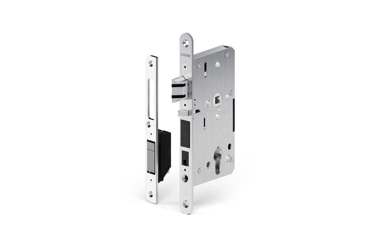 Loxone Door Lock Air Inductive Türschloss Loxone Door Lock Air Inductive smartes Einsteckschloss