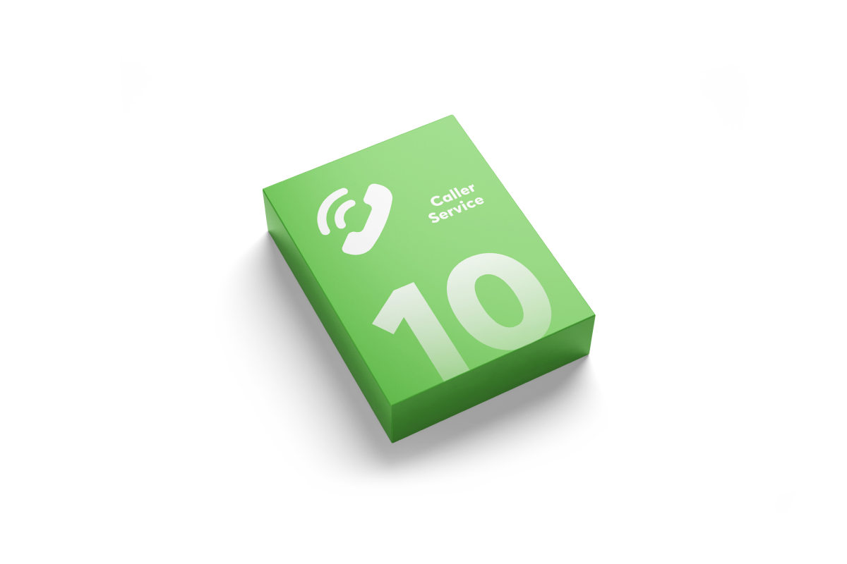 Grüne Loxone Caller Service Box für 10 Jahre