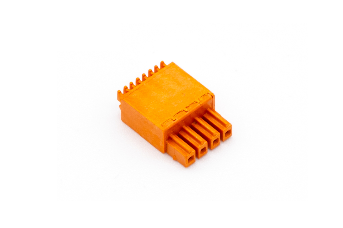 Loxone Push-Steckklemme Orange 4fach Ersatzteil Loxone Push-Steckklemme Orange 4fach für Miniserver
