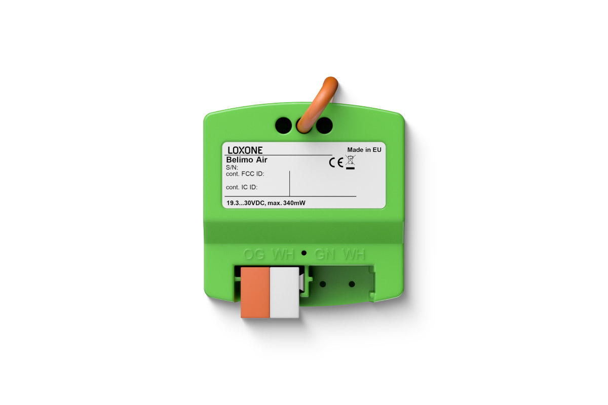 Loxone Belimo Air MP-Bus Gateway für Smart Home Loxone Belimo Air Modul zur HLK-Integration ins Smart Home