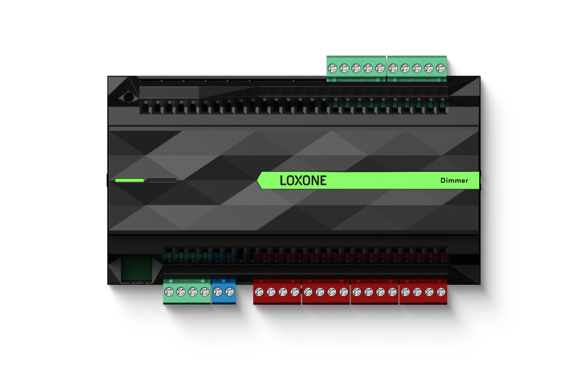 Loxone Dimmer Extension – 4-fach HV-Dimmermodul Loxone Dimmer Extension zur stufenlosen Hochvolt-Lichtsteuer