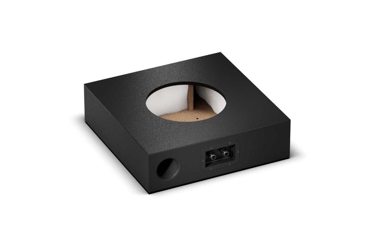 Loxone Aufbaubox für 10" Install Speaker in Schwarz