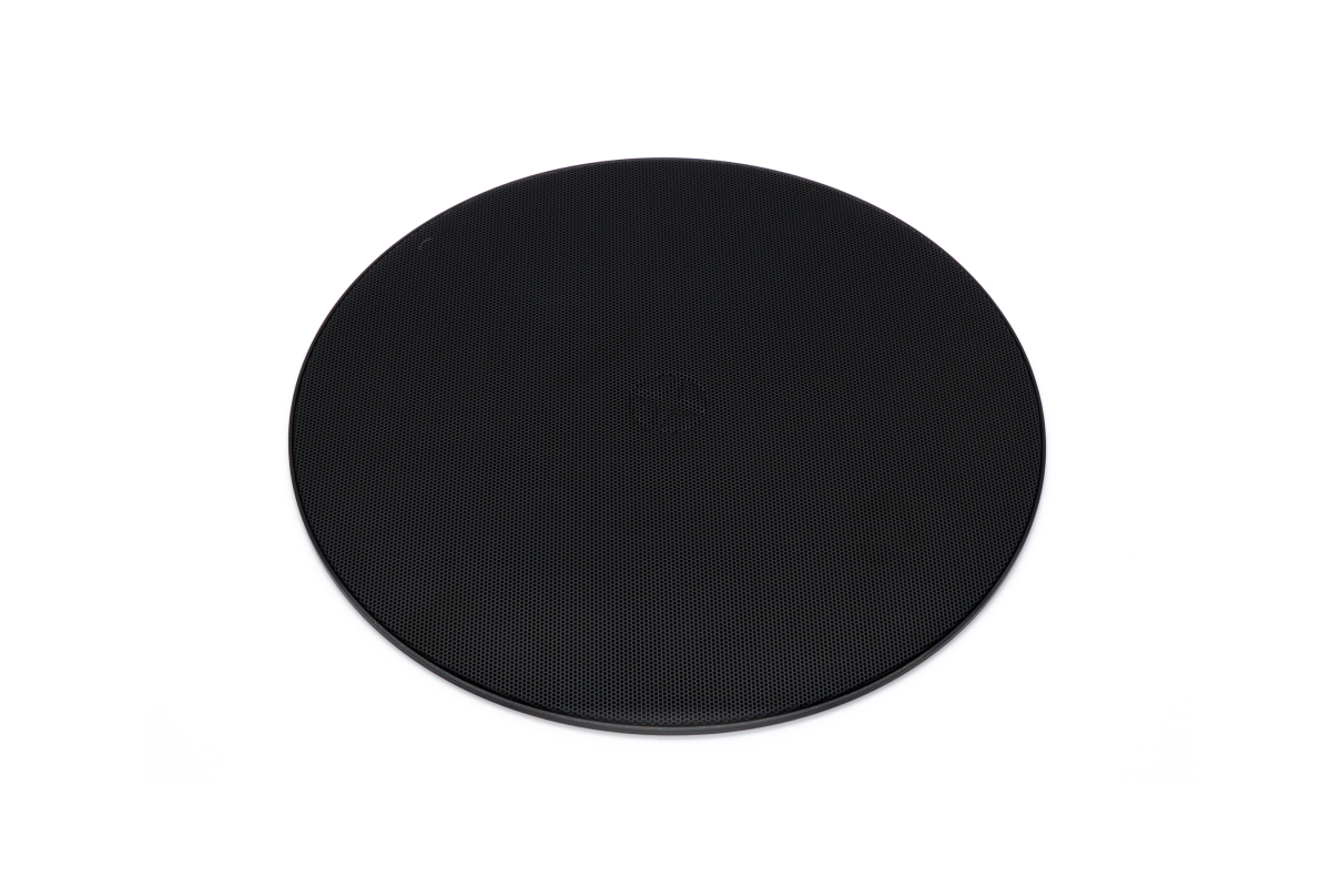 Loxone Install Speaker 10 Abdeckung schwarz Runde schwarze Loxone Install Speaker 10 Ersatzabdeckung